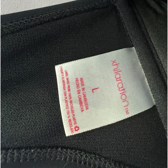 Black Strapless Bandeau Bikini Top With Geometric Floral Cutout Overlay - Picture 4 of 4